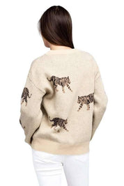 Bibi Tiger Pattern Sweater Sweaters