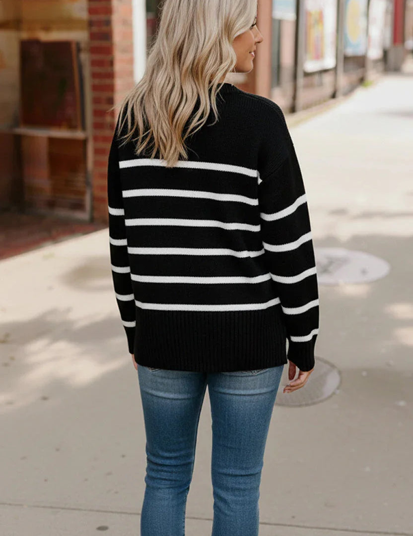 Yin and Yang Pullover Sweater | Daverri Fashions