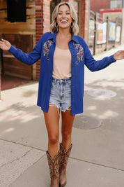 Roaring Good Times Button Down Top | Daverri Fashions