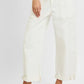 RISEN Full Size High Rise Crop Wide Barrel Cargo Pocket Jeans Plus Size Cargo Jeans