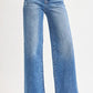 RISEN Full Size High Rise Wide Leg Jeans Plus Size - DAVERRI FASHIONS