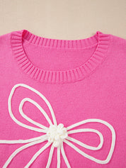 Ribbed Hem Long Sleeve Sweater | Sweaters Daverri Fashions