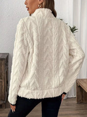 Cozy Sherpa Half Zip Sweatshirt | Sweatshirts Daverri Fashions