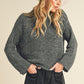 Aemi + Co Mock Neck Long Sleeve Sweater - DAVERRI FASHIONS