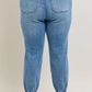 Judy Blue Full Size High Waist Denim Jogger - DAVERRI FASHIONS