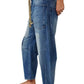 Washed Wide Leg Barrel Jeans - DAVERRI FASHIONS