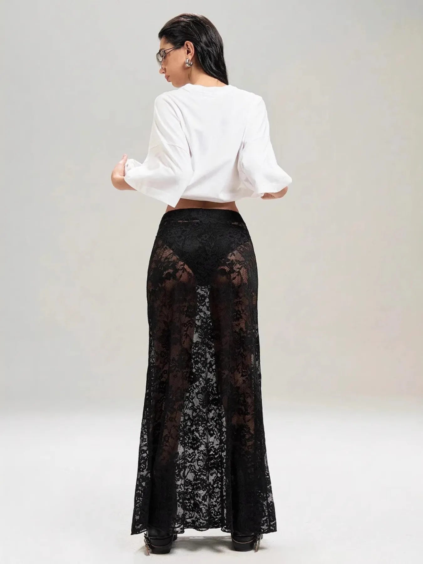 Lace Maxi Skirt | Skirts Daverri Fashions