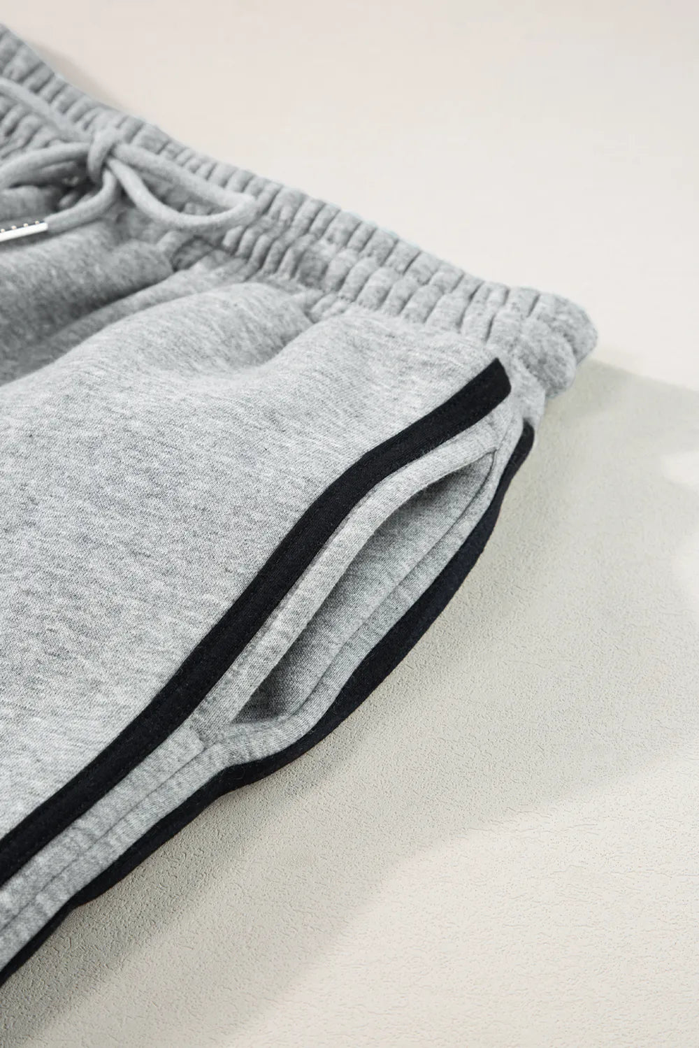 Side Striped Round Neck Top and Pants Active Set | Loungewear Sets Daverri Fashions