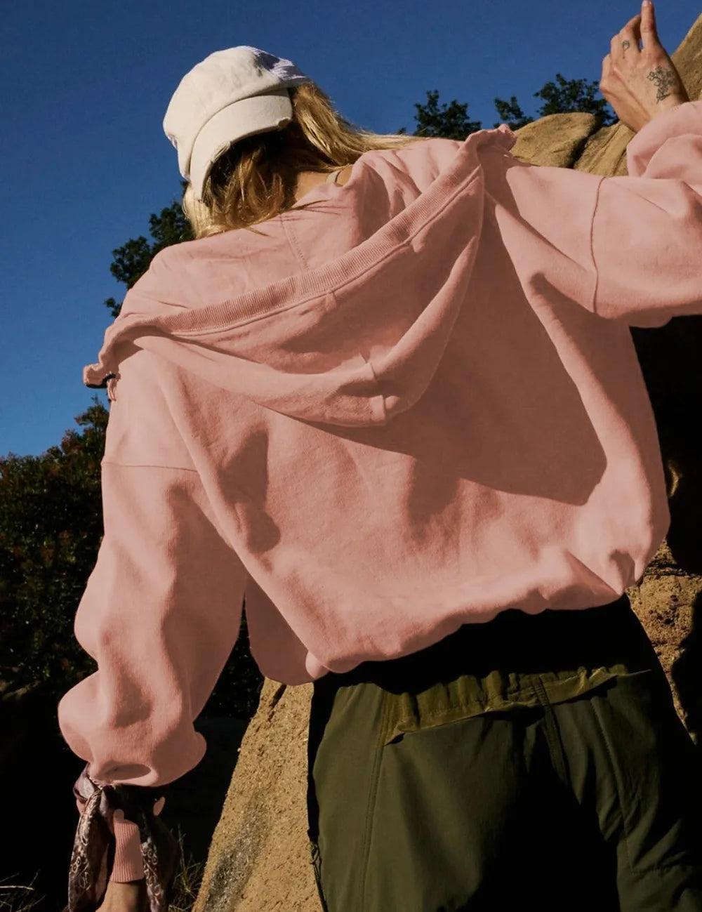 Half Zip Pocketed Dropped Shoulder Hoodie | Hoodies Daverri Fashions