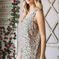 Heimish Full Size Front Button Animal Print Sleeveless Top Plus Size Tops