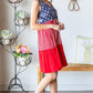 Heimish Full Size US Flag Theme Contrast Tank Dress S Tank Dresses