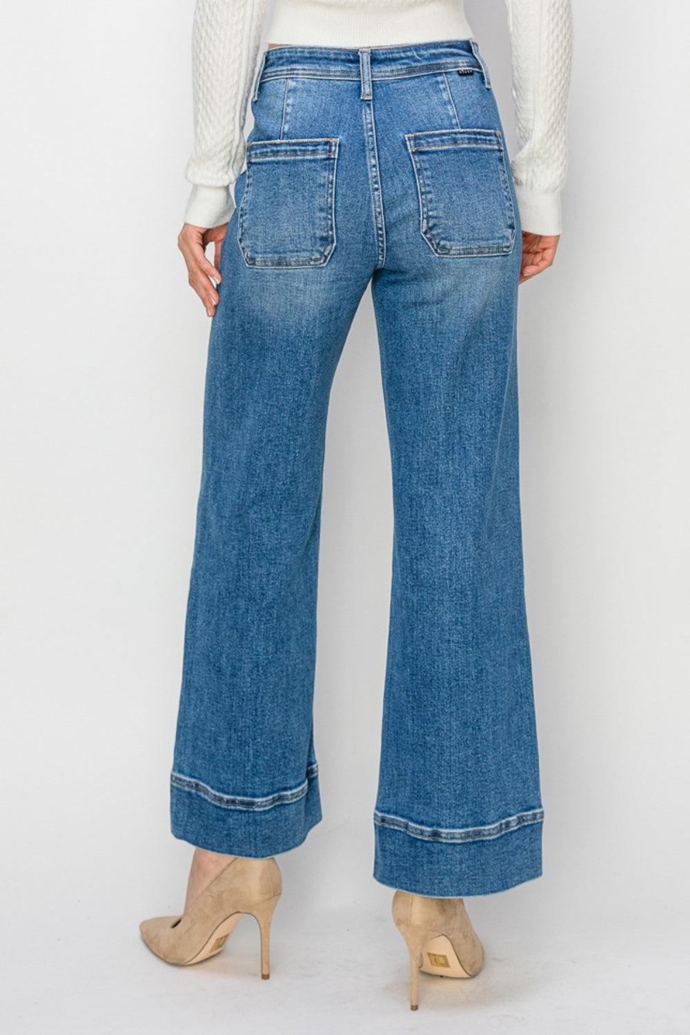 High Rise Wide Leg Jeans Jeans