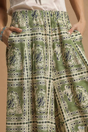 Umgee Bohemian Print Pants with Pockets | Pants Daverri Fashions