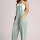 Lovelet V-Neck Wide Strap Overalls - DAVERRI FASHIONS