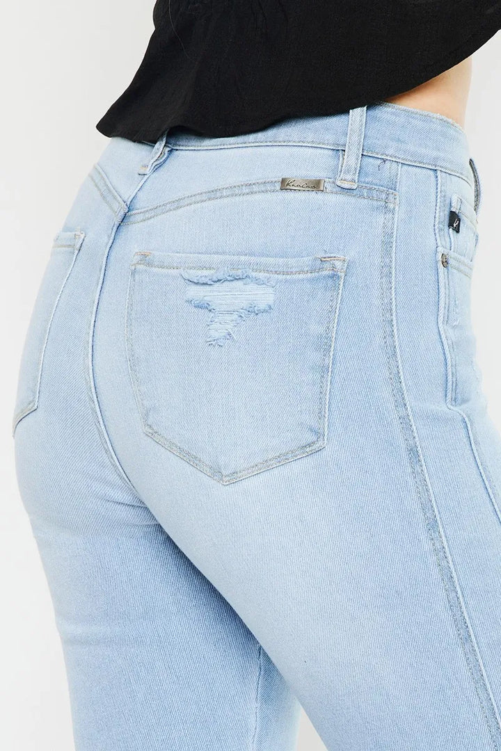 Kancan High Rise Curvy Flare Jeans | Jeans Daverri Fashions