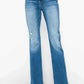 bytos Full Size Distressed High Rise Jeans with Pockets - DAVERRI FASHIONS
