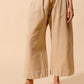 SO ME Mid Rise Wide Leg Chino Pants With Pockets Pants