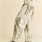 Davi & Dani Abstract Tie Dye Dot Lace Detail Barrel Pants - DAVERRI FASHIONS