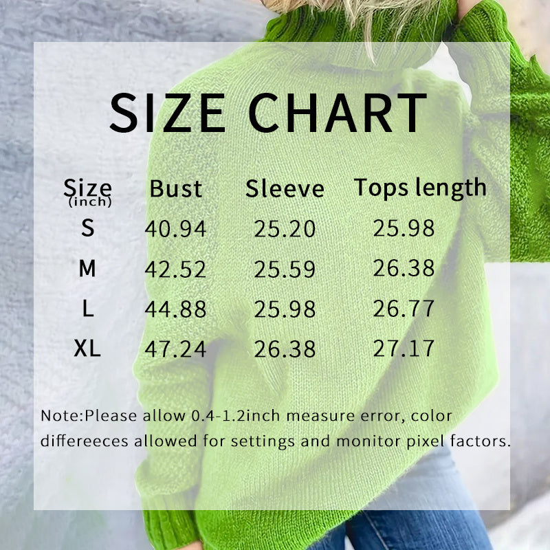 Loose Fit Mock Turtleneck Sweater | Sweaters Daverri Fashions