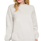 Zenana Fleece Crewneck Long Sleeve Sweatshirt - DAVERRI FASHIONS