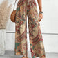 Printed Wide Leg Pants - DAVERRI FASHIONS