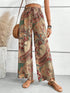 Printed Wide Leg Pants - DAVERRI FASHIONS