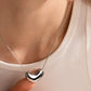 Heart Shape Pendant Necklace - DAVERRI FASHIONS