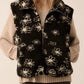 Zip Up Vest Coat with Pockets - DAVERRI FASHIONS
