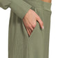 Zenana Ribbed High Neck Half Zip Pullover & Pants Set Outfit Sets