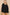 POL Back Cross Strap Detail Balloon Sleeve Sweatshirt Black