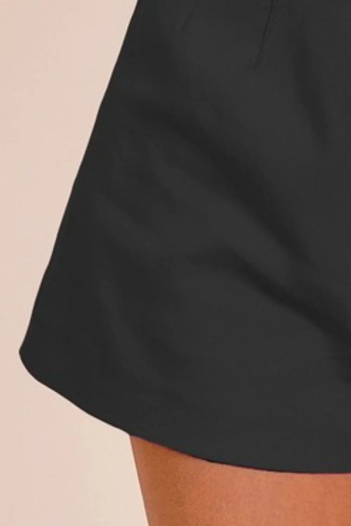 BiBi Black Bandless Tailored Shorts Shorts