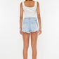 Kancan Distressed Button Fly Denim Shorts Denim Shorts