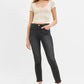 RISEN Full Size Tummy Control Mid Rise Crop Skinny Jeans Plus Size