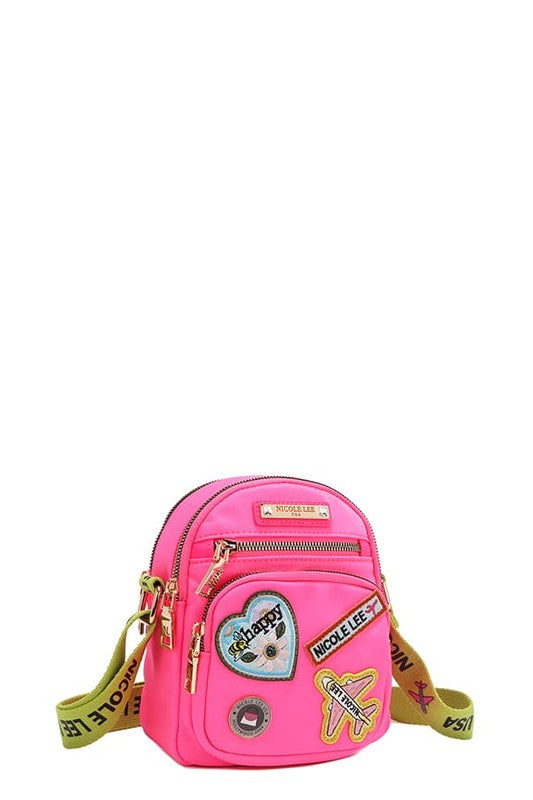 Nicole Lee USA Color Patch Crossbody Bag Crossbody Bags