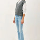 Be Cool Cable Knit V-Neck Sweater Vest - DAVERRI FASHIONS
