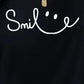 SMILE Round Neck Short Sleeve T-Shirt - DAVERRI FASHIONS