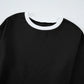 Daverri Fashions black and white ringer t-shirt with contrast trim