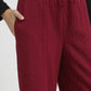 Umgee Cable Knit Textured Wide Leg Pants - DAVERRI FASHIONS