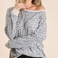 BiBi Leopard Round Neck Long Sleeve T-Shirt