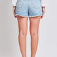 YMI Jeanswear Distressed Frayed Hem Denim Shorts Denim Shorts