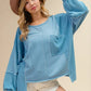 BiBi Oversized Pocket Front Sweatshirt - DAVERRI FASHIONS