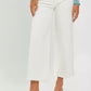RISEN Tummy Control High Rise Crop Wide Jeans - DAVERRI FASHIONS