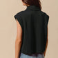 SO ME Cable Quilting Stitch Button Up Knit Vest Vests