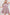 SAGE + FIG Floral Ruffle Short Sleeve Dress Pink Knee Length Dresses