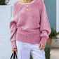 Striped Boat Neck Casual Sweater - DAVERRI FASHIONS