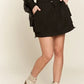 ADORA Drawstring Skort with Pockets - DAVERRI FASHIONS
