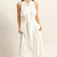 HYFVE Sleeveless Tie Waist Wide Leg Jumpsuit Jumpsuits