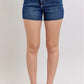Judy Blue High Waist Criss-Cross Waistband Denim Shorts