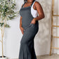 Double Take Full Size Wide Strap Overall with Pockets Overalls
