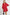 Umgee Textured Babydoll Dress with Leopard Trim Red